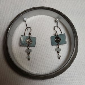 EARRINGS AND BRACELET SET!